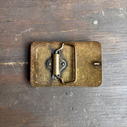 Handmade Wood Colorado Flag Belt Buckle