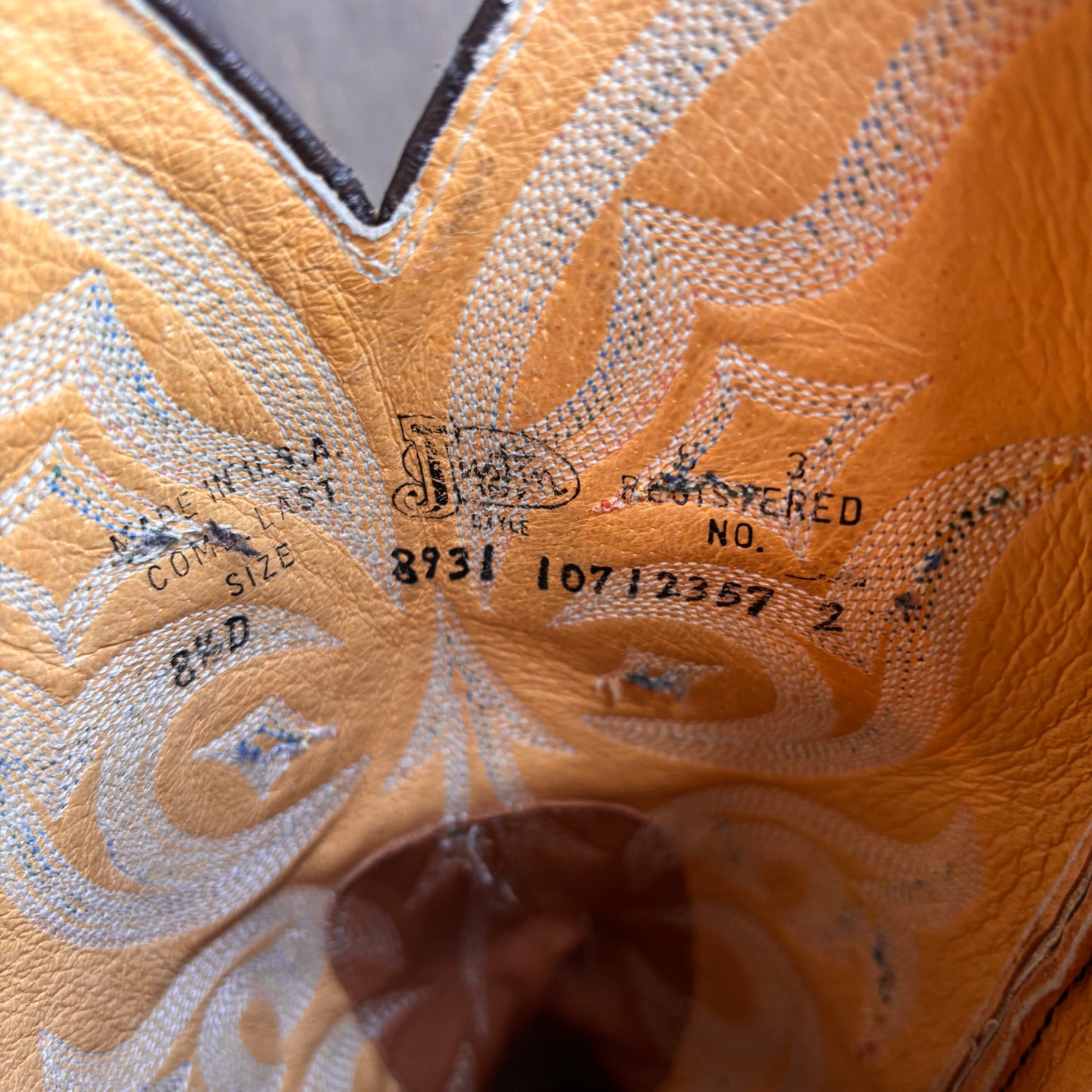 Justin Tan Ostrich Foot Boots