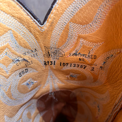 Justin Tan Ostrich Foot Boots