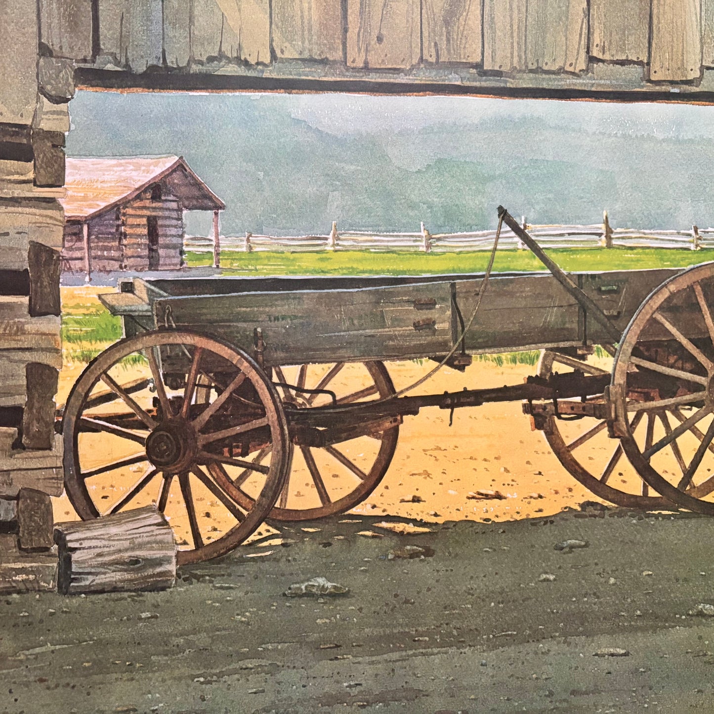 Limited Edition Signed David Wright Lithograph