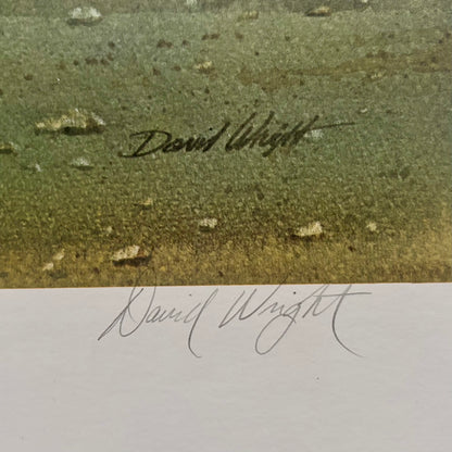 Limited Edition Signed David Wright Lithograph