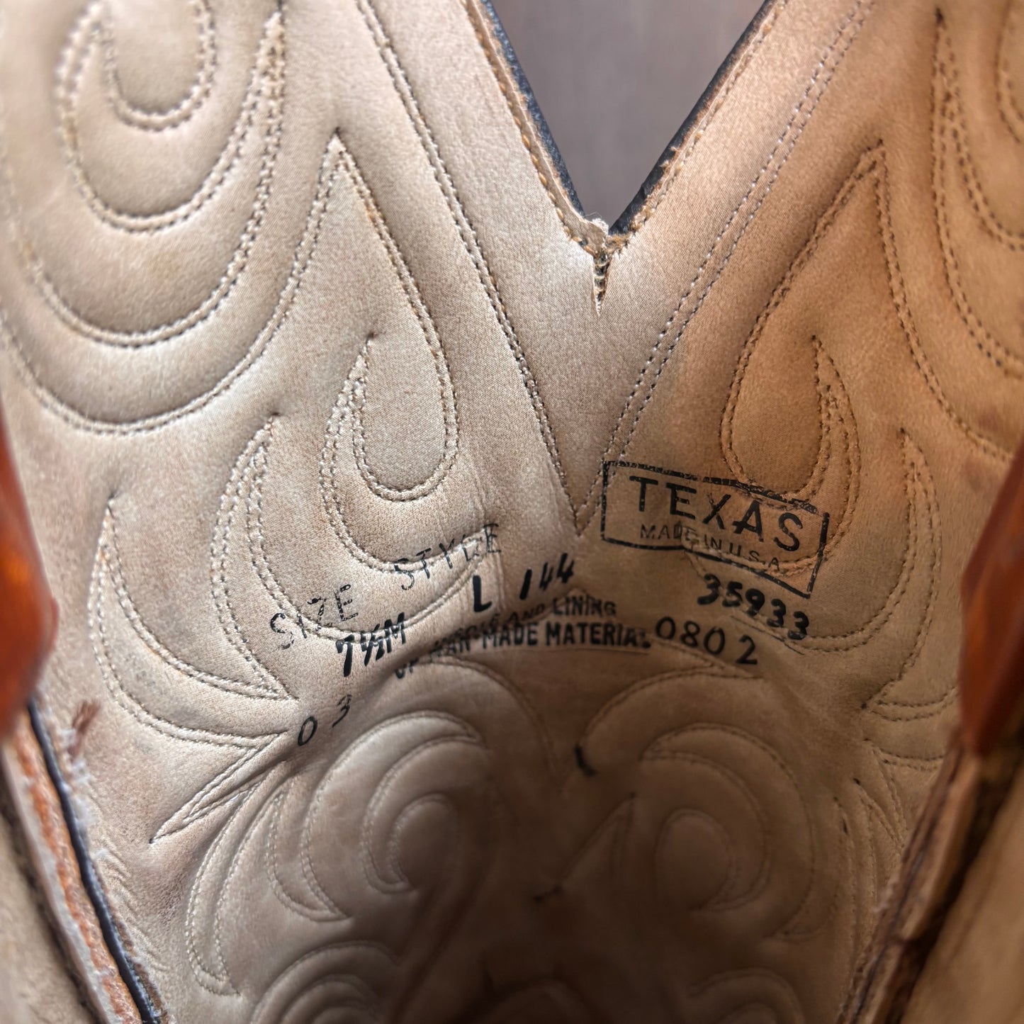 Texas Tan Boots