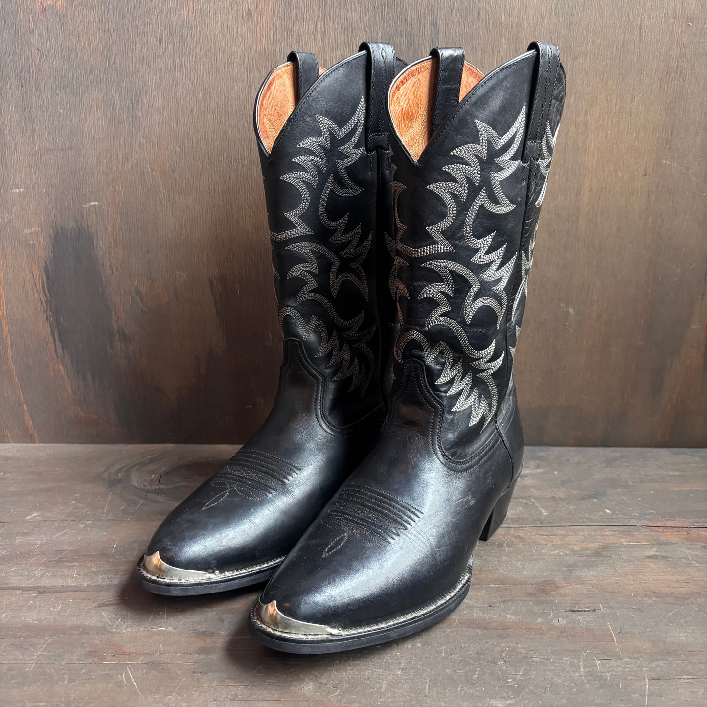 Ariat Black Silver Toe Boot