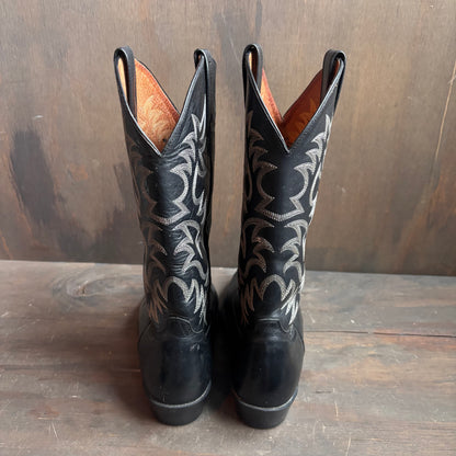 Ariat Black Silver Toe Boot
