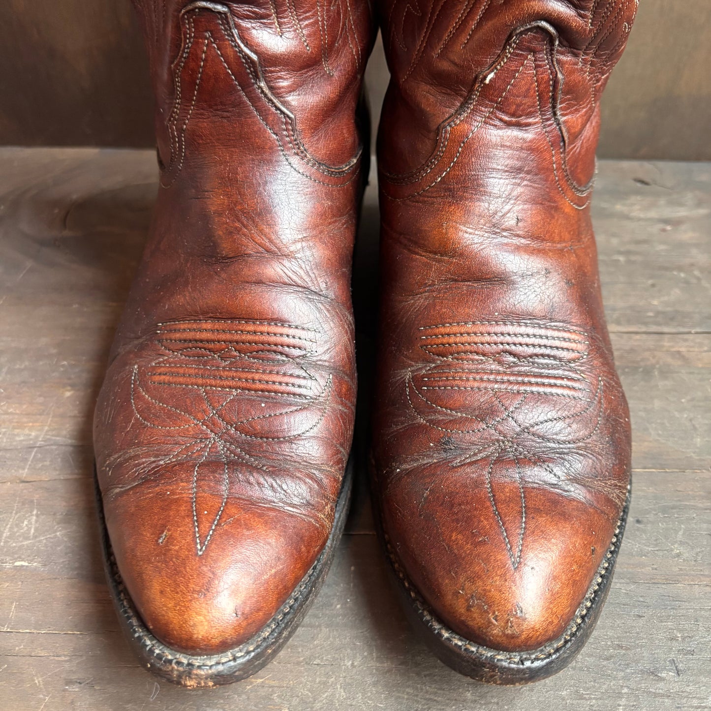 Vintage Tony Lama Brown Boots