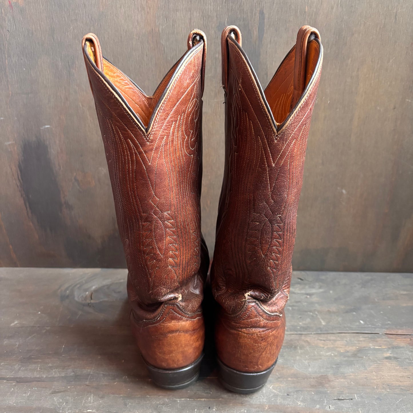 Vintage Tony Lama Brown Boots