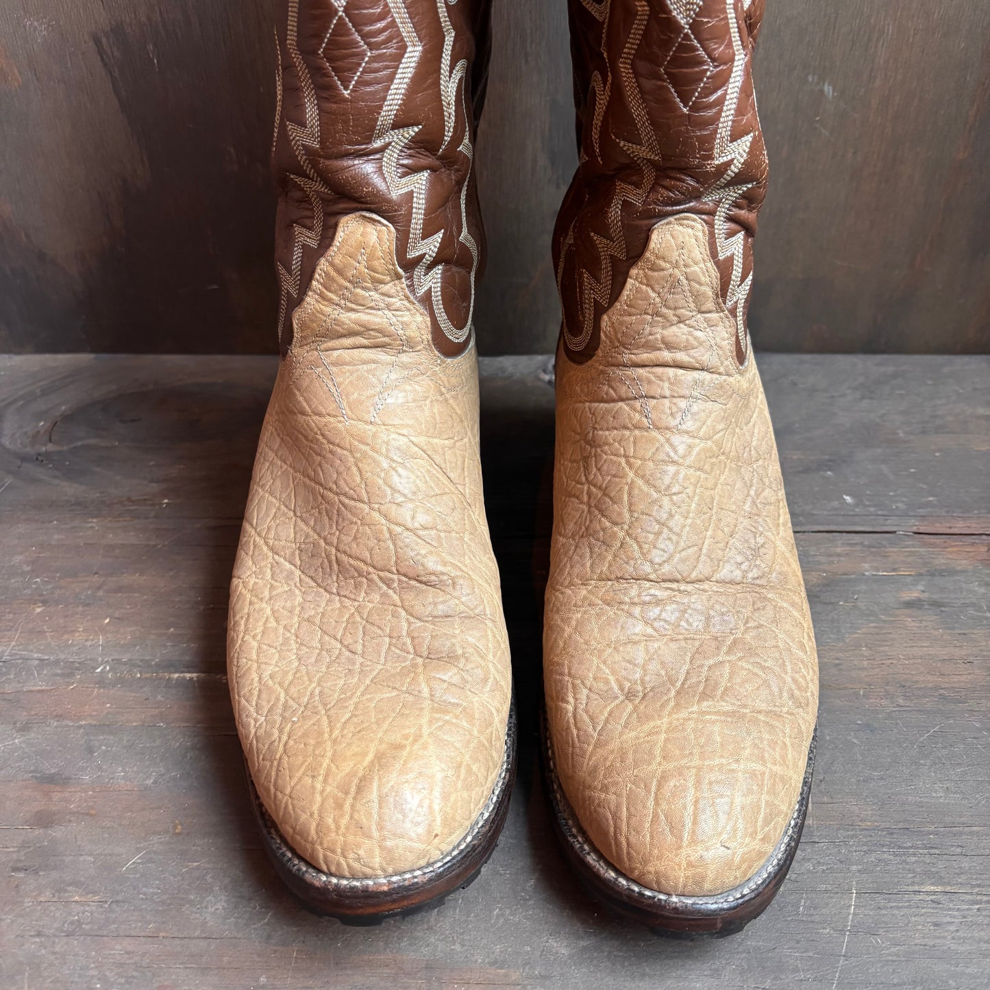 Vintage Custom Two-Tone Boots