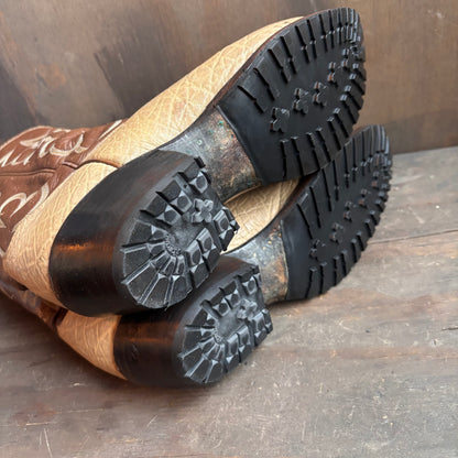 Vintage Custom Two-Tone Boots