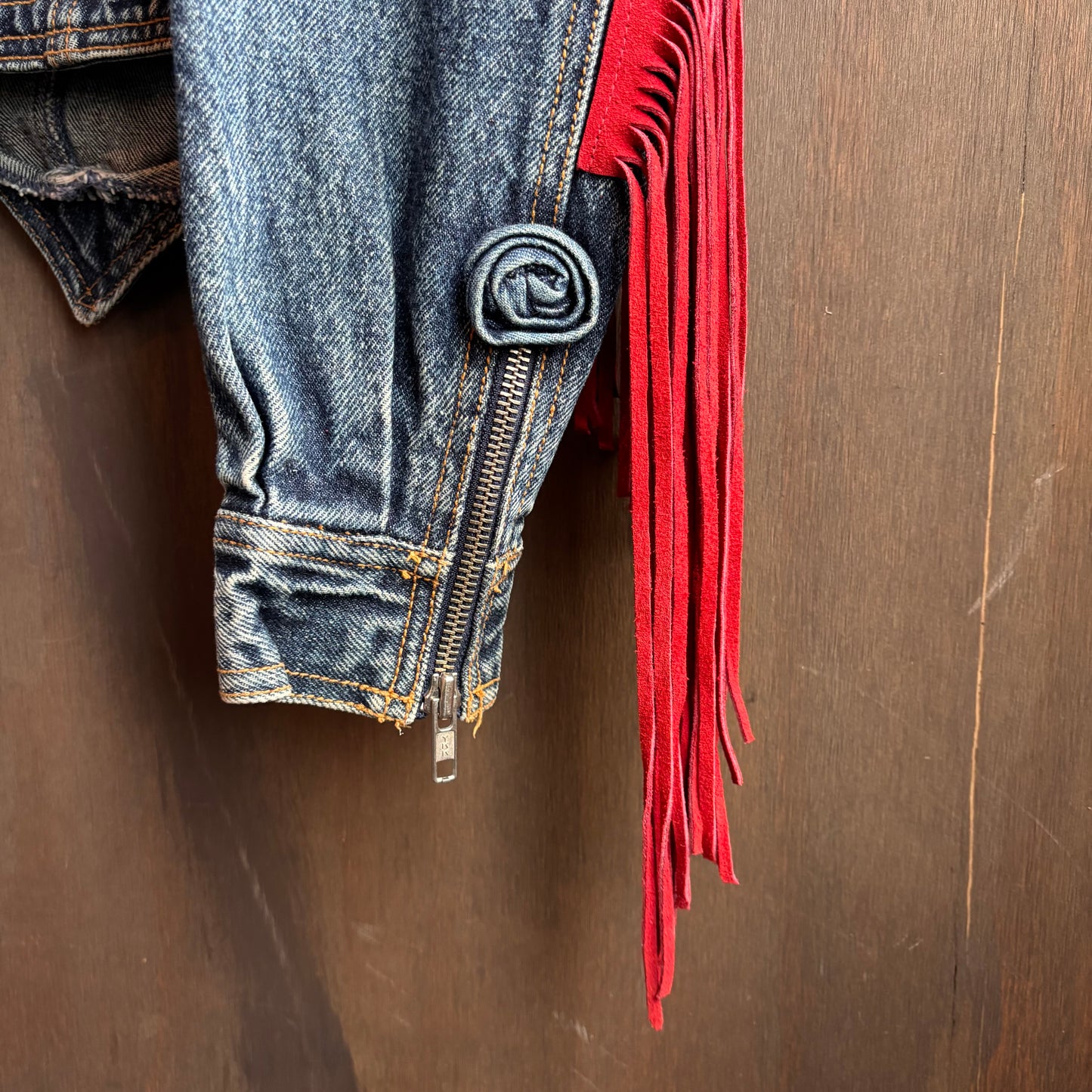 Out of the Blue Vintage Jordache Fringed Denim Jacket
