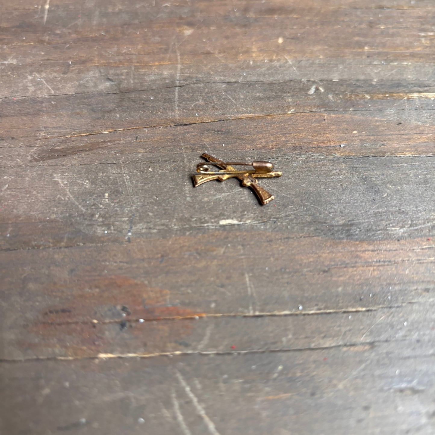 Vintage Crossed Rifles Pin