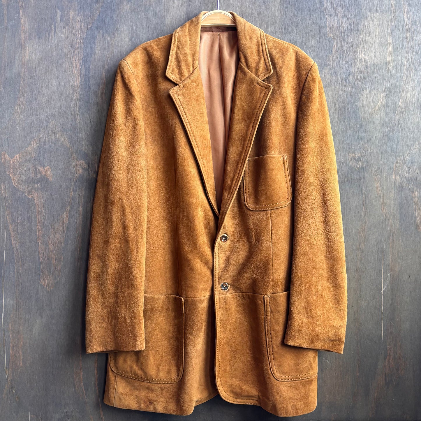 Vintage Lakeland Tan Leather Blazer