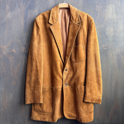 Vintage Lakeland Tan Leather Blazer