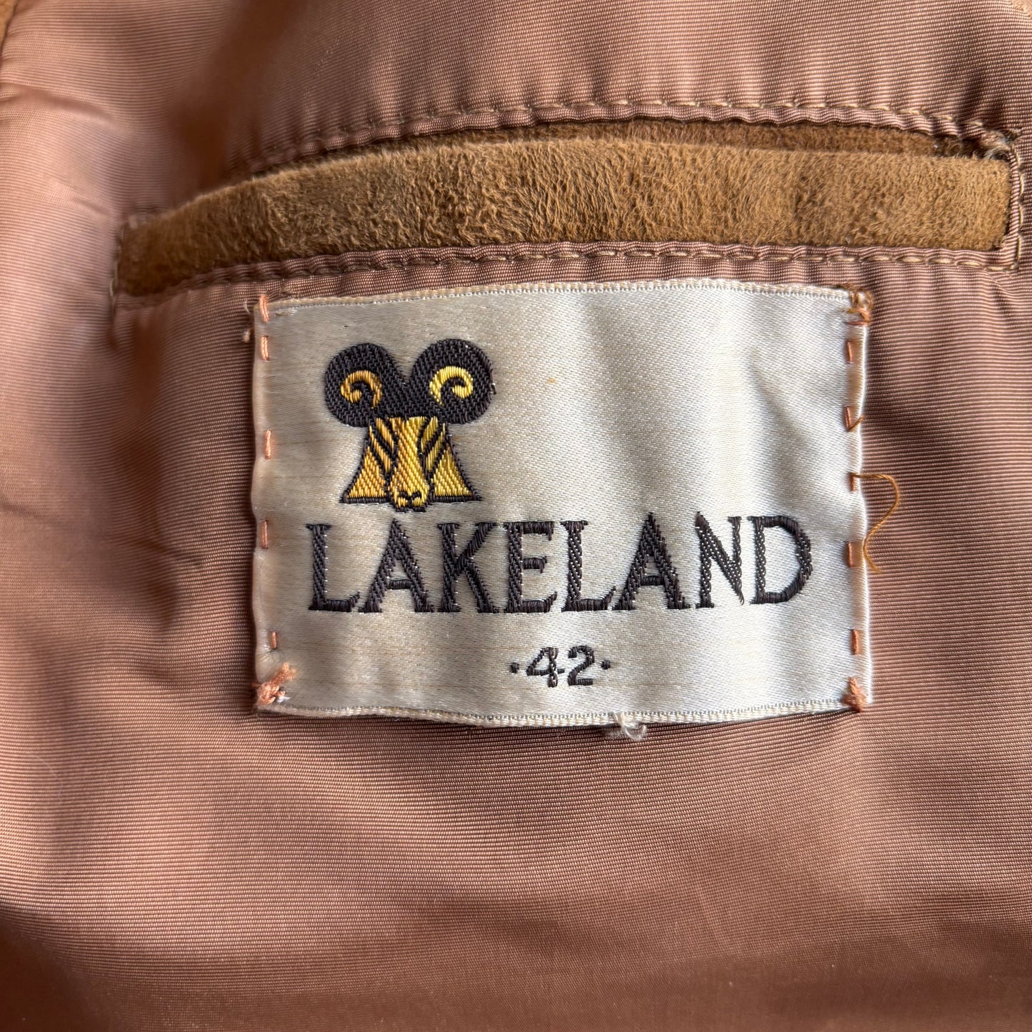 Vintage Lakeland Tan Leather Blazer