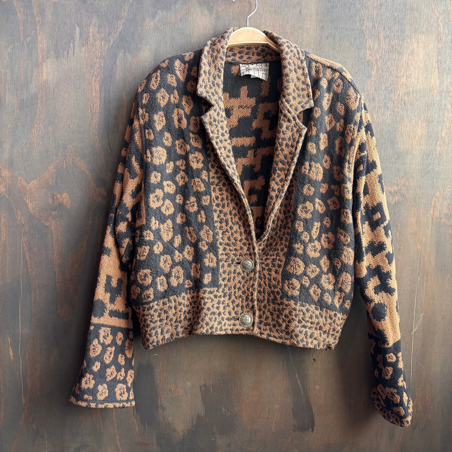 Painted Pony Leopard Print Jacket