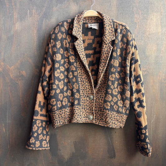 Painted Pony Leopard Print Jacket