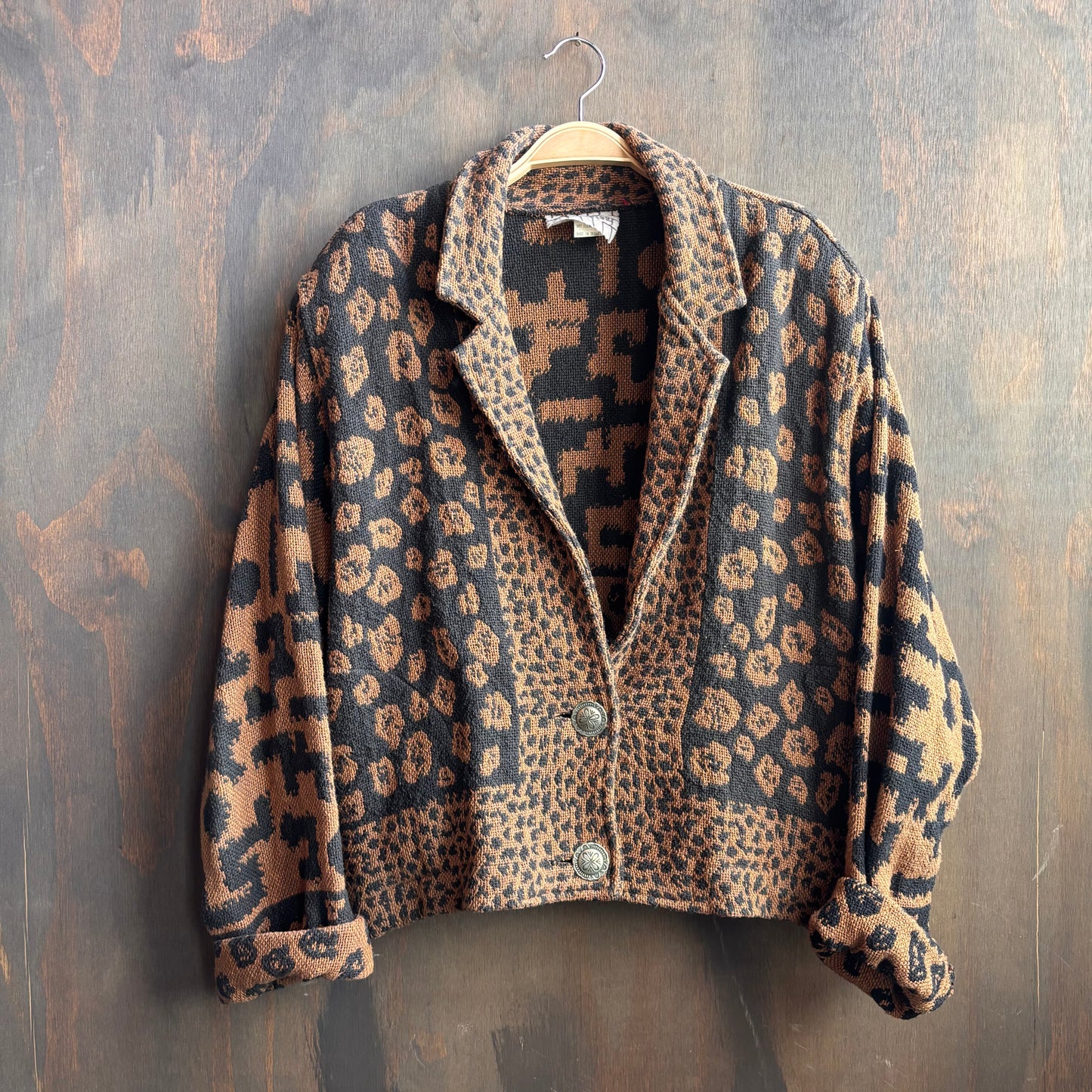 Painted Pony Leopard Print Jacket