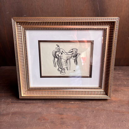 Karen "K" Abate Saddle in Ornate Frame