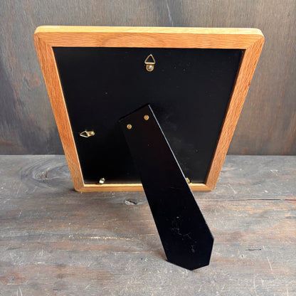 Karen "K" Abate Cowgirl with Lasso in Wood Frame