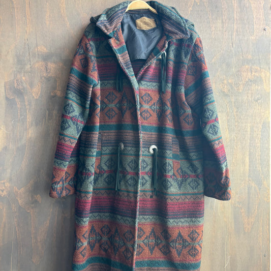 Woolrich Long Southwestern Coat