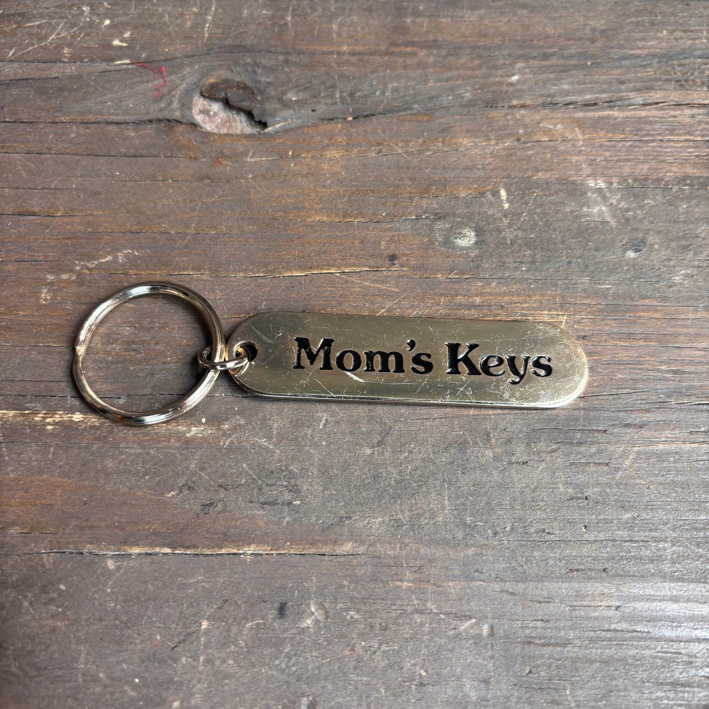 Mom's Keys Key Ring