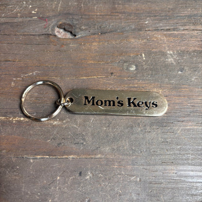 Mom's Keys Key Ring