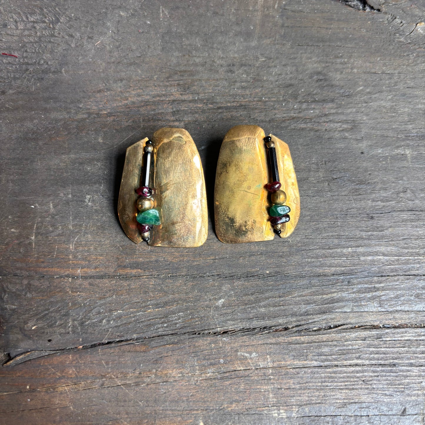 Metal Abstract Earrings