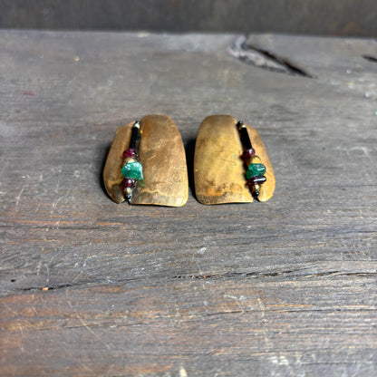 Metal Abstract Earrings