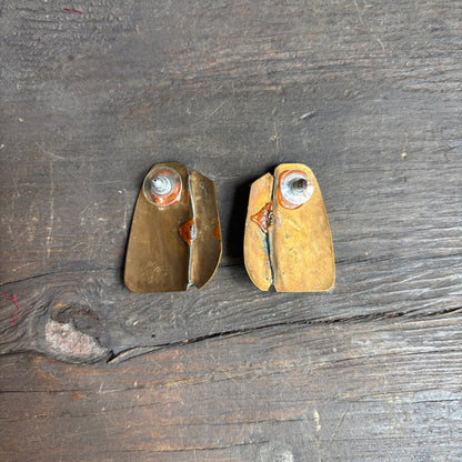 Metal Abstract Earrings