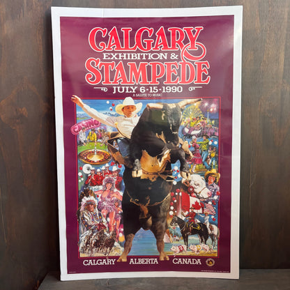 1990 Calgary Stampede Poster