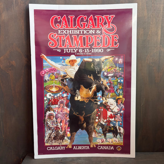 1990 Calgary Stampede Poster