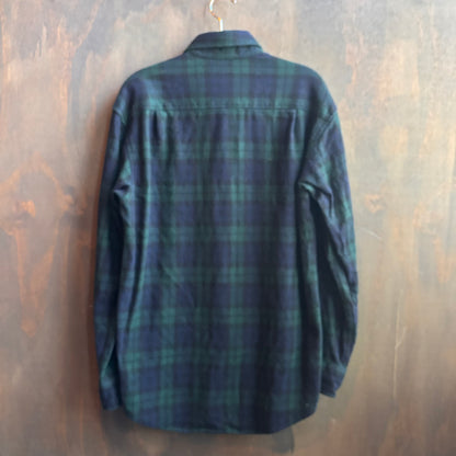 Pendleton Wool Green Plaid Button Up