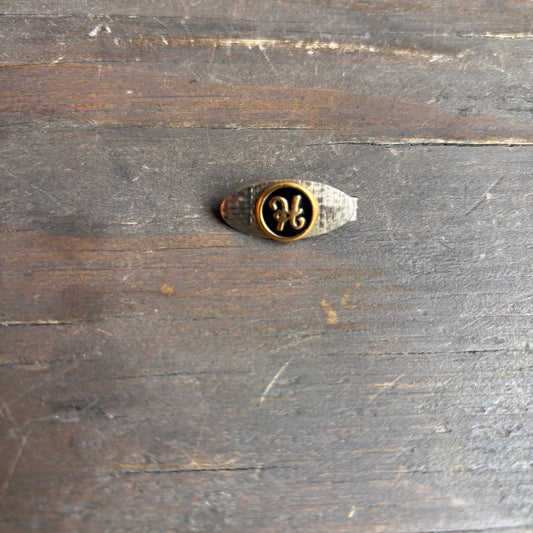 Vintage H Monogram Tie Clip