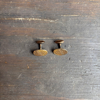 Vintage Oval Cuff Links