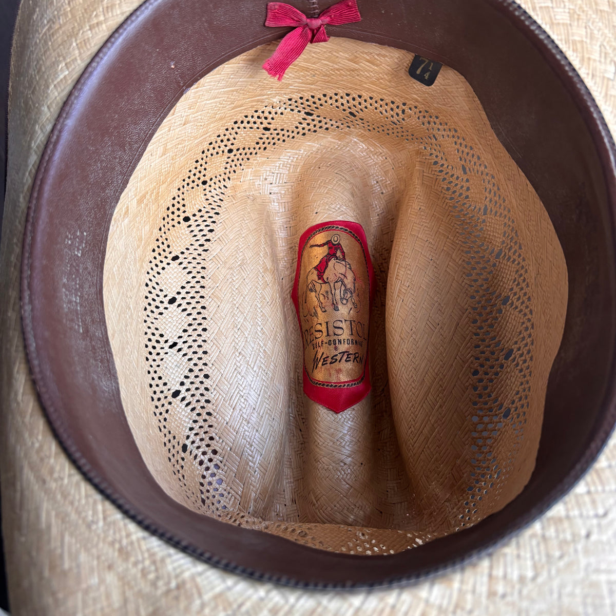 Vintage Resistol Straw Hat