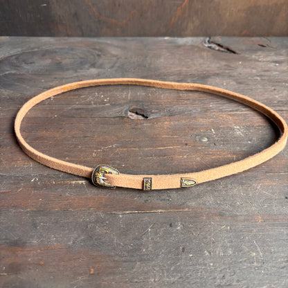 Beige Felt Hat Band