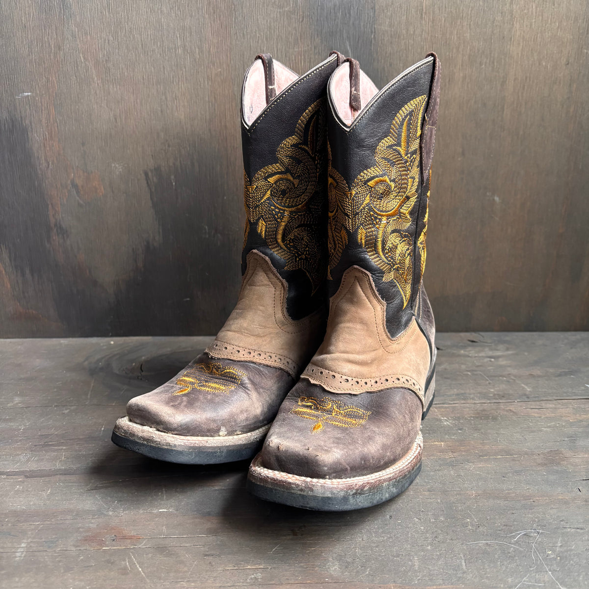 Kids Two-Tone Boots