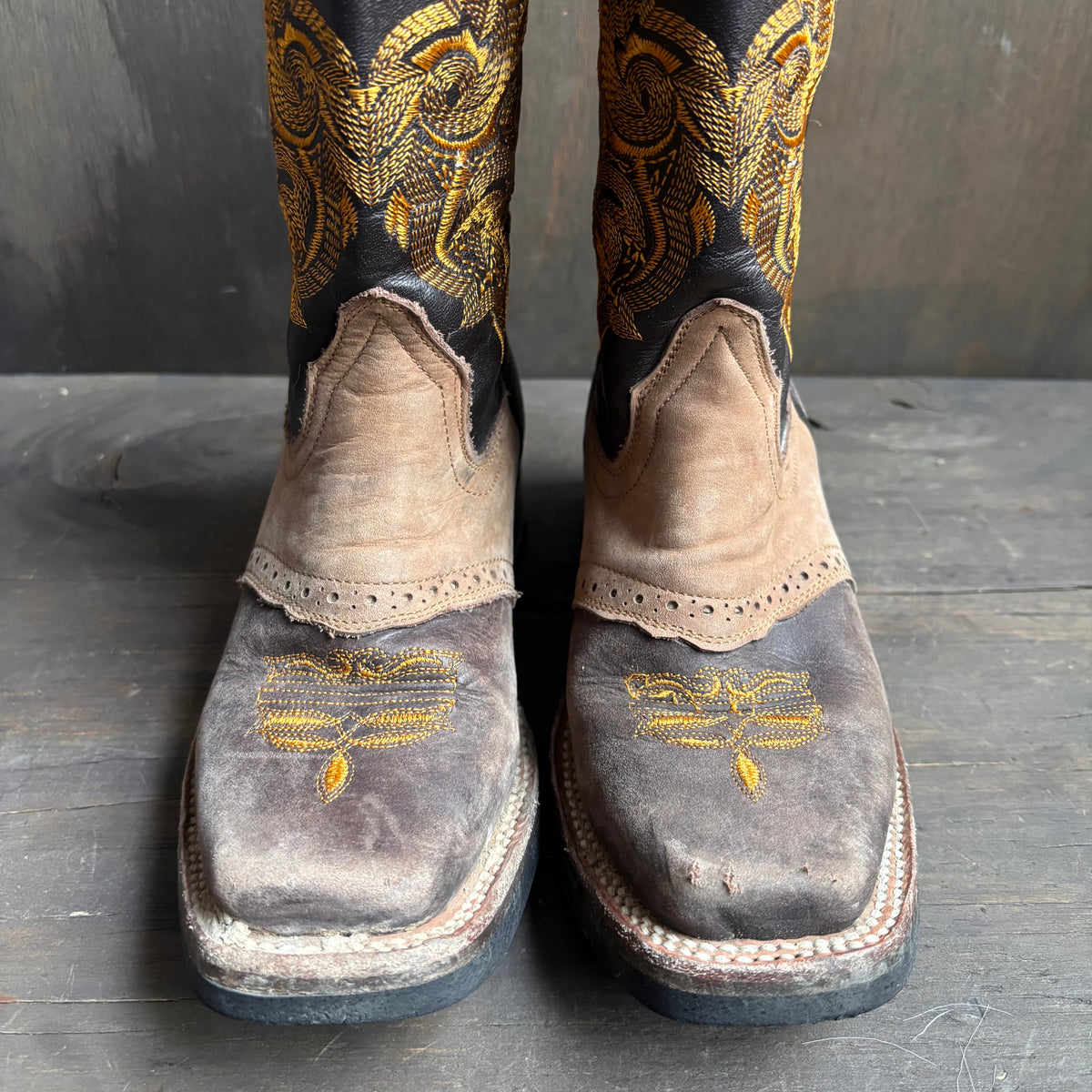 Kids Two-Tone Boots