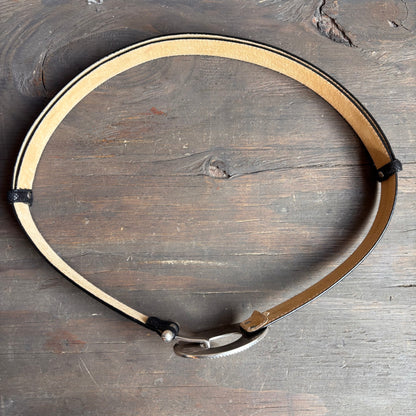 Black Belt with O-Ring Buckle