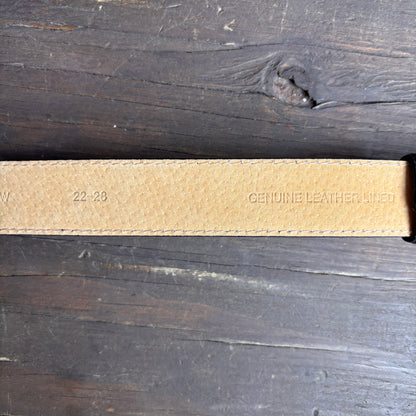 Black Belt with O-Ring Buckle