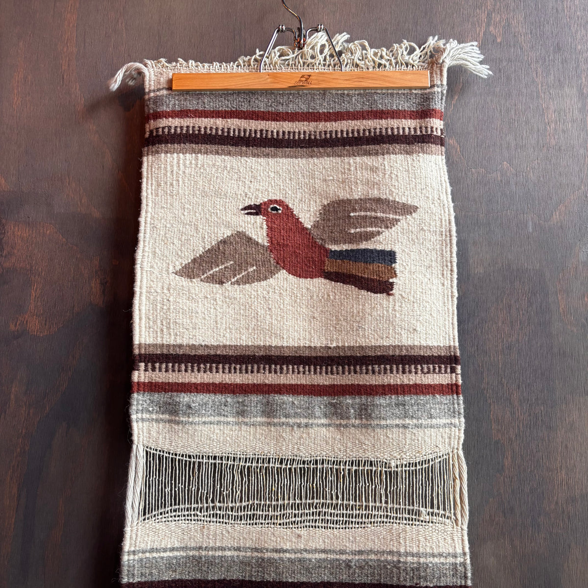 Vintage Earth Tone Bird Runner