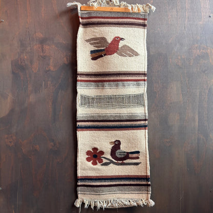 Vintage Earth Tone Bird Runner