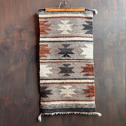 Vintage Geometric Striped Rug