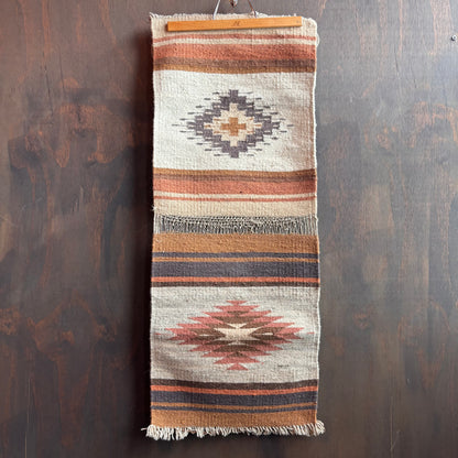 Vintage Geometric Striped Rug