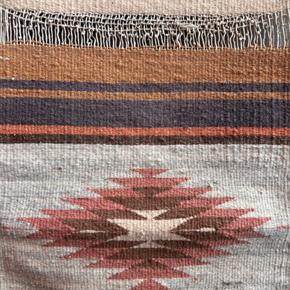Vintage Geometric Striped Rug