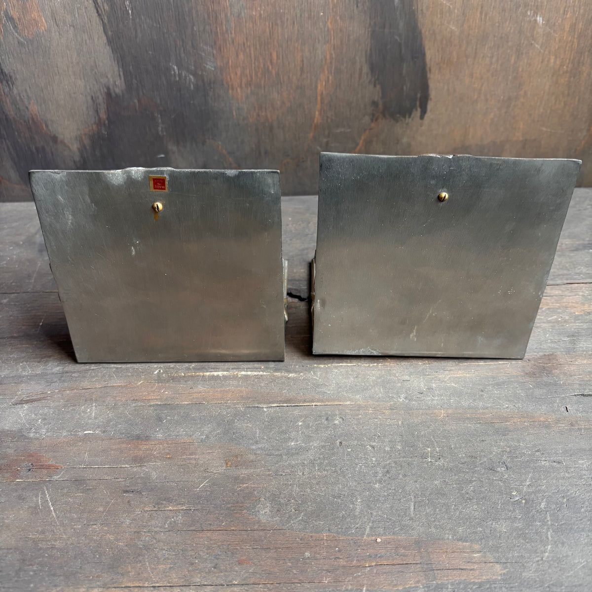 Faux Ivory Tusk Bookends