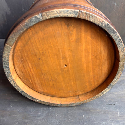 Vintage Wood Cookie Jar