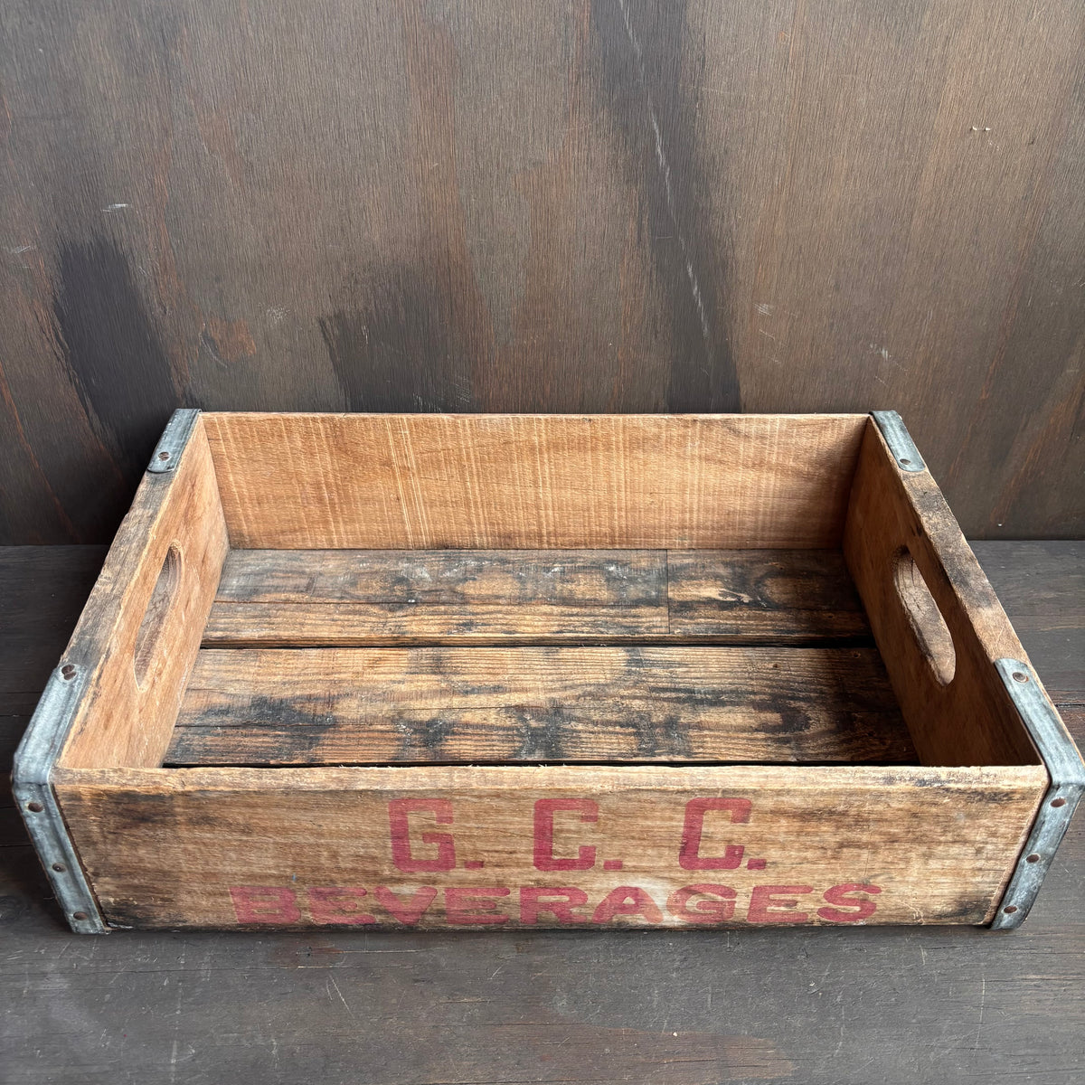 Vintage G.C.C. Beverage Crate