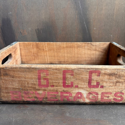 Vintage G.C.C. Beverage Crate