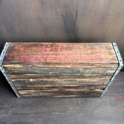 Vintage G.C.C. Beverage Crate