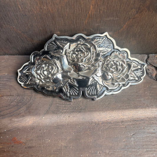 XL Rose Belt Buckle